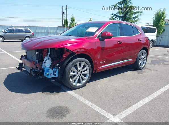 LRBFZSR45PD085713 2023 BUICK ENVISION Red Առջևի ձախ երեք քառորդ տեսարան