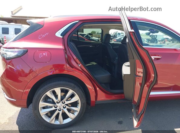 LRBFZSR45PD085713 2023 BUICK ENVISION Red VIN կոդի պիտակի տեսք