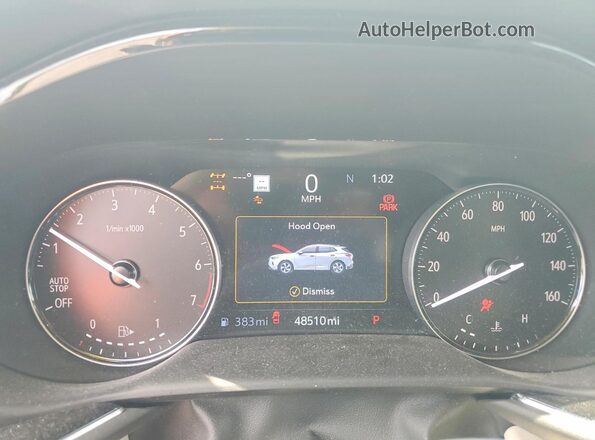 LRBFZSR45PD229177 2023 BUICK ENVISION White Instrument cluster view