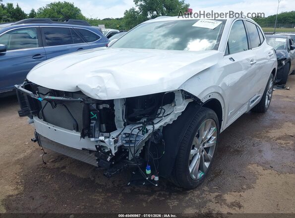 LRBFZSR46PD195699 2023 BUICK ENVISION White წინა მარცხენა ხედი სამი მეოთხედიდან