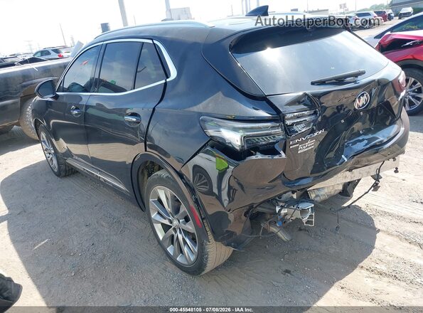 LRBFZSR47ND016406 2022 BUICK ENVISION Black Հետևի ձախ