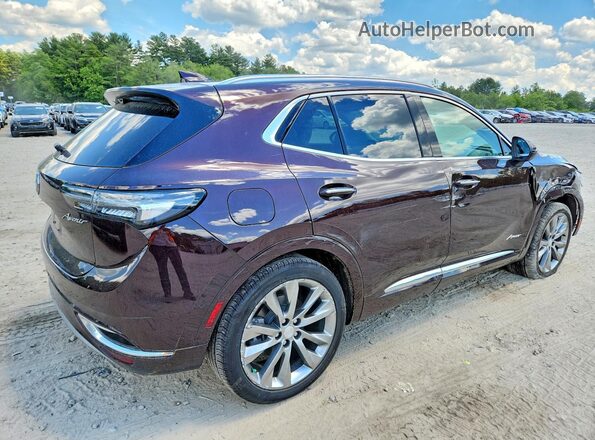 LRBFZSR48MD197546 2021 BUICK ENVISION Темно-бордовый Задняя правая четверть