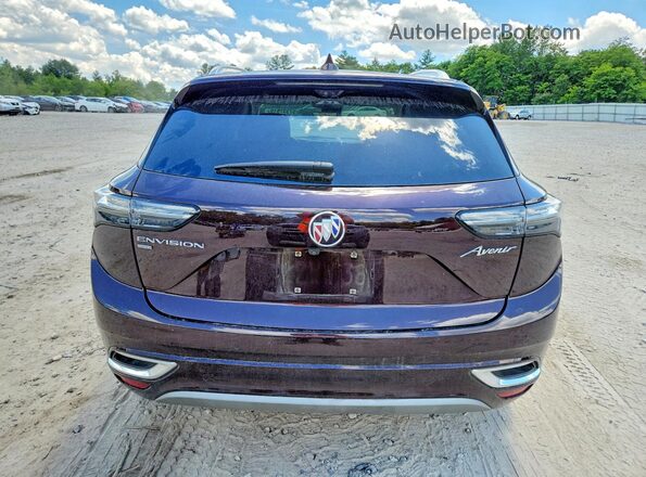 LRBFZSR48MD197546 2021 BUICK ENVISION Темно-бордовый Вид сзади