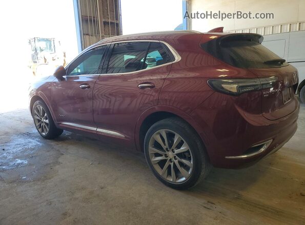 LRBFZSR4XMD053349 2021 BUICK ENVISION Бордовый Задняя левая четверть