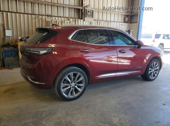 LRBFZSR4XMD053349 2021 BUICK ENVISION Бордовый Задняя правая четверть