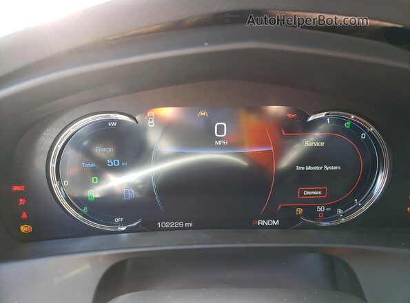 LREKK5RX3HA055582 2017 CADILLAC CT6 Gray Vista del cuadro de instrumentos