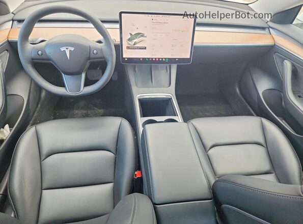LRW3E1EB2PC850216 2023 TESLA MODEL White Dashboard view