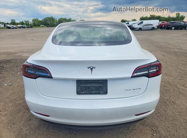 LRW3E1EB2PC850216 2023 TESLA MODEL White Rear view