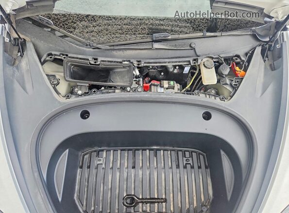 LRW3E1EB2PC850216 2023 TESLA MODEL White Rear interior view