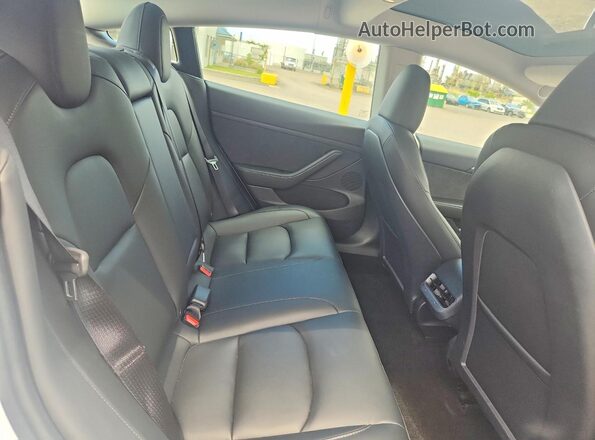 LRW3E1EB2PC850216 2023 TESLA MODEL White Rear seats view