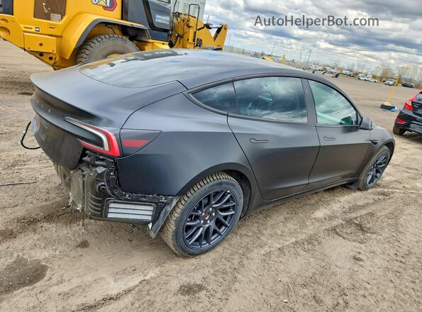 LRW3E7FA8RC105935 2024 TESLA MODEL Black Задня права чверть