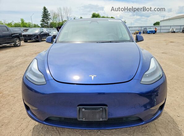 LRWYGDEE0PC228256 2023 TESLA MODEL Blue Դիմացի տեսք