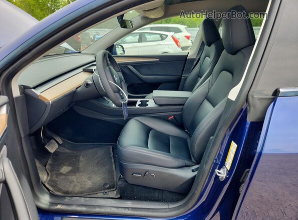 LRWYGDEE0PC228256 2023 TESLA MODEL Blue Սալոնի դիմացի տեսք