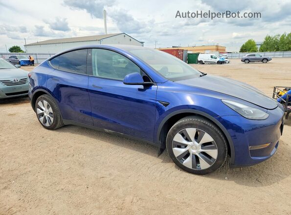 LRWYGDEE0PC228256 2023 TESLA MODEL Blue Առջևի աջ