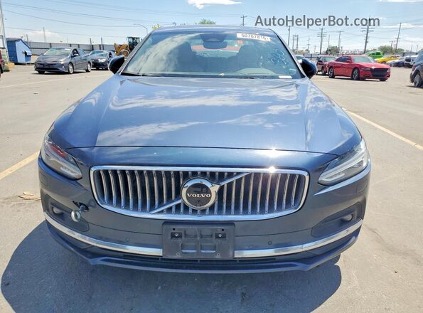 LVY062ML7NP264452 2022 VOLVO S90 Blue Widok z przodu