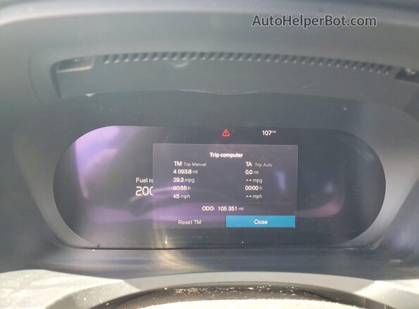 LVY062ML7NP264452 2022 VOLVO S90 Blue Widok zestawu wskaźników