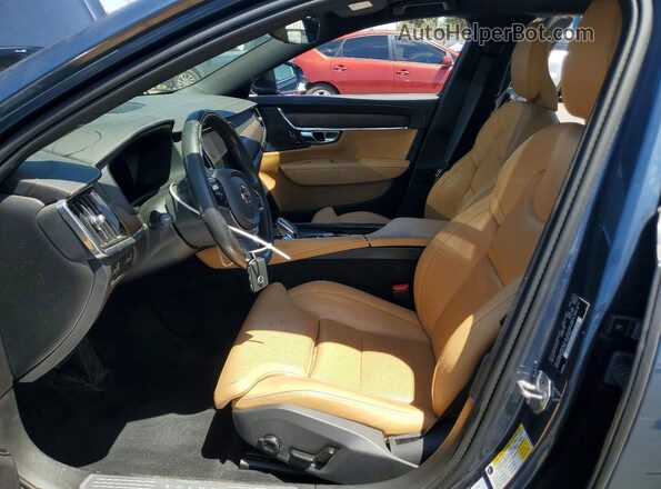 LVY062ML7NP264452 2022 VOLVO S90 Blue Widok wnętrza z przodu