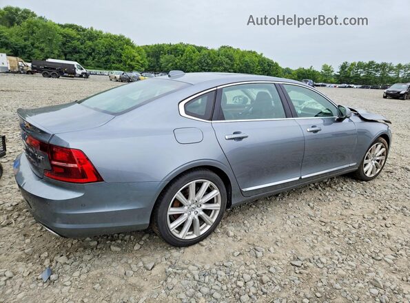 LVY992ML2JP033001 2018 VOLVO S90 Gray Trasero derecho