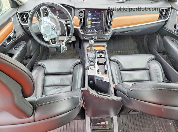 LVY992ML2JP033001 2018 VOLVO S90 Gray Vista del salpicadero