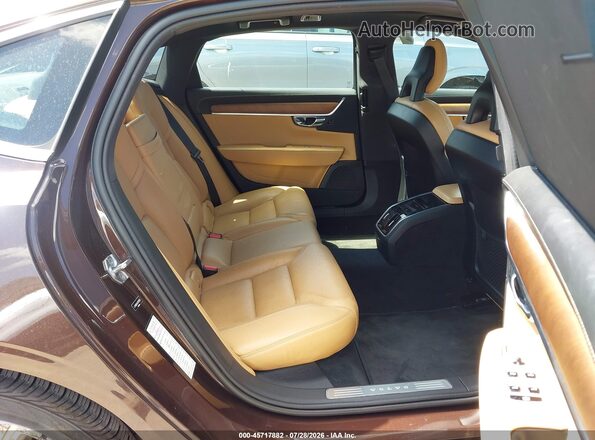 LVY992ML9JP015529 2018 VOLVO S90 Brown VIN sticker view