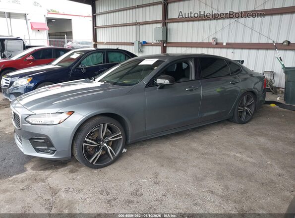 LVYA22MT8LP154149 2020 VOLVO S90 Gray წინა მარცხენა ხედი სამი მეოთხედიდან