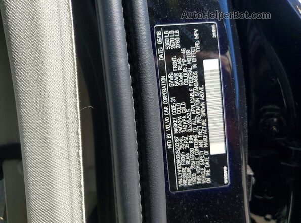 LYV102RK6KB202187 2019 VOLVO XC60 Black 360 interior view