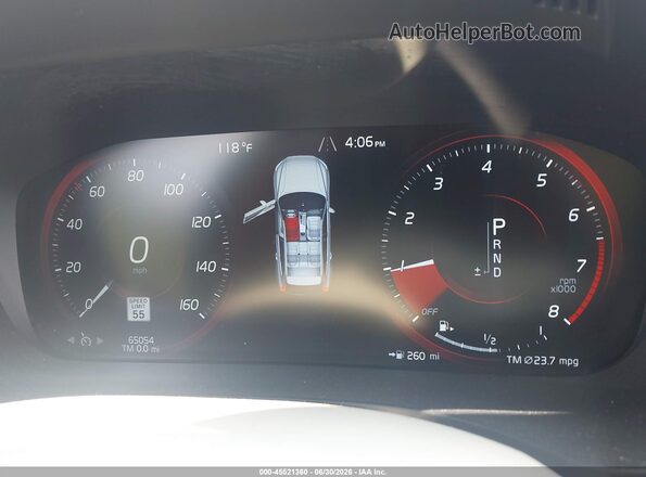 LYV102RL0KB289870 2019 VOLVO XC60 Black Vista de los asientos traseros