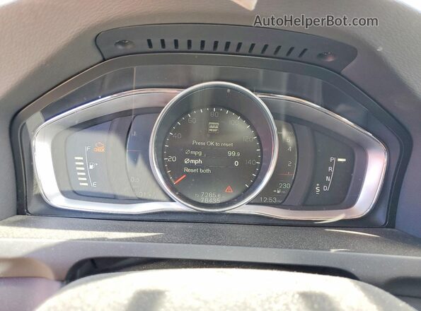 LYV402TK2JB178376 2018 VOLVO S60 Black Vista del cuadro de instrumentos