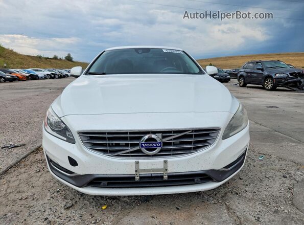 LYV612TK4GB091027 2016 VOLVO S60 White წინა ხედი