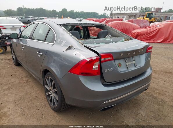 LYV612TM1GB098096 2016 VOLVO S60 INSCRIPTION Gray Widok z przodu