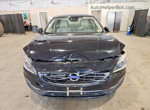 LYV612TM2GB091741 2016 VOLVO S60 Black Front view