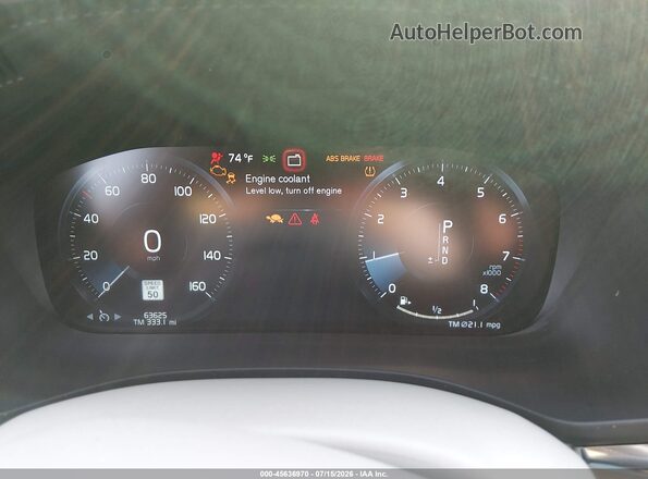 LYVA22RK0KB196333 2019 VOLVO XC60 Red Հետևի նստատեղերի տեսք