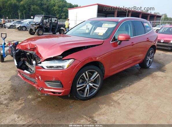 LYVA22RK0KB196333 2019 VOLVO XC60 Red Առջևի ձախ երեք քառորդ տեսարան
