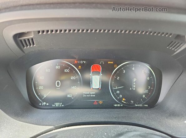 LYVA22RMXJB096725 2018 VOLVO XC60 Silver Սարքավորումների վահանակի տեսք