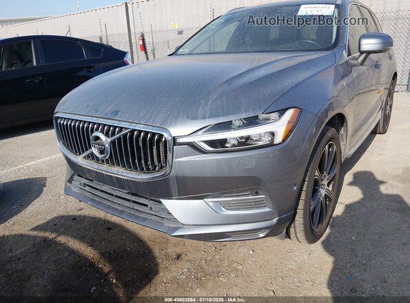 LYVBR0DL3JB110645 2018 VOLVO XC60 HYBRID Gray Front view