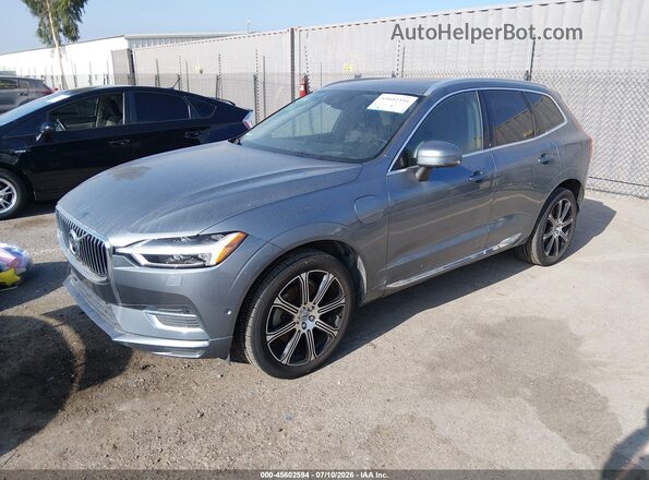 LYVBR0DL3JB110645 2018 VOLVO XC60 HYBRID Gray Front left