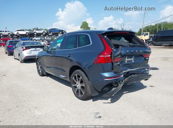 LYVBR0DL3KB292722 2019 VOLVO XC60 HYBRID Blue უკანა მარცხენა