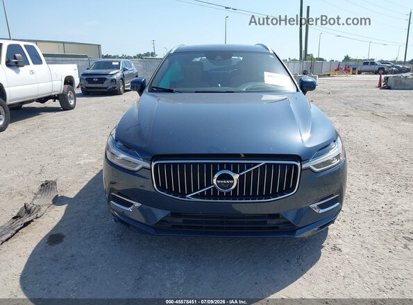 LYVBR0DL3KB292722 2019 VOLVO XC60 HYBRID Blue ხელსაწყოთა პანელის ხედი