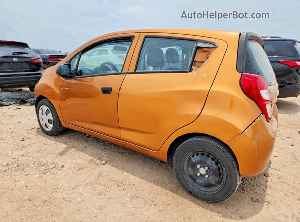 MA6CB6CD0JT013257 2018 CHEVROLET SPARK Orange Задня ліва чверть