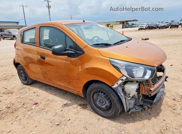 MA6CB6CD0JT013257 2018 CHEVROLET SPARK Orange Передня права чверть
