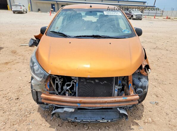 MA6CB6CD0JT013257 2018 CHEVROLET SPARK Orange Вид спереду
