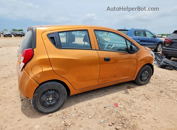 MA6CB6CD0JT013257 2018 CHEVROLET SPARK Orange Задня права чверть