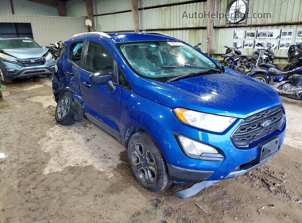 MAJ3P1RE1JC186019 2018 FORD ECOSPORT Blue წინა მარჯვენა