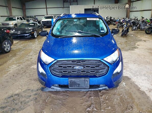 MAJ3P1RE1JC186019 2018 FORD ECOSPORT Blue წინა ხედი