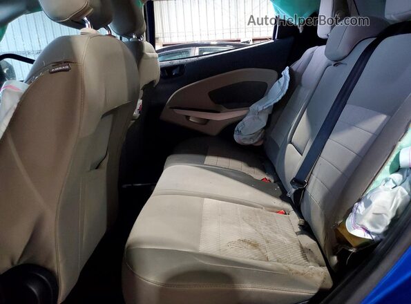 MAJ3P1RE1JC186019 2018 FORD ECOSPORT Blue უკანა სავარძლების ხედი
