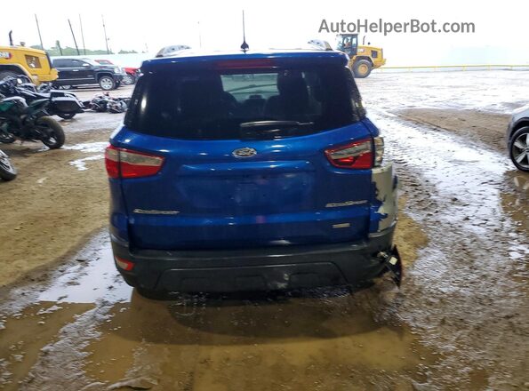 MAJ3P1RE1JC186019 2018 FORD ECOSPORT Blue უკანა ხედი