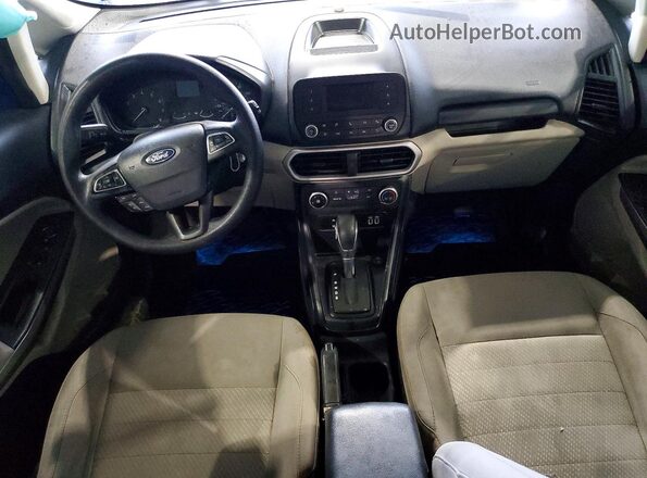 MAJ3P1RE1JC186019 2018 FORD ECOSPORT Blue წინა პანელის ხედი