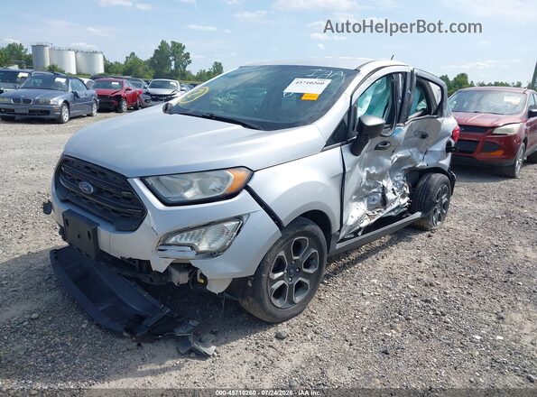 MAJ3P1RE2JC242601 2018 FORD ECOSPORT Silver წინა მარცხენა ხედი სამი მეოთხედიდან