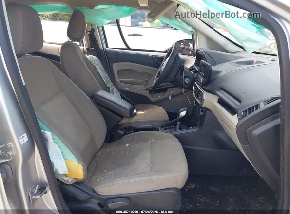 MAJ3P1RE2JC242601 2018 FORD ECOSPORT Silver წინა სალონის ხედი