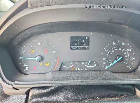 MAJ3P1RE3JC214788 2018 FORD ECOSPORT Gray ხელსაწყოთა პანელის ხედი